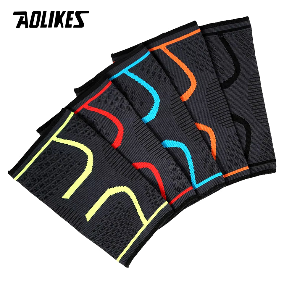 1PCS Fitness Knee Support Brace - Elastic Compression Sleeve for sports 