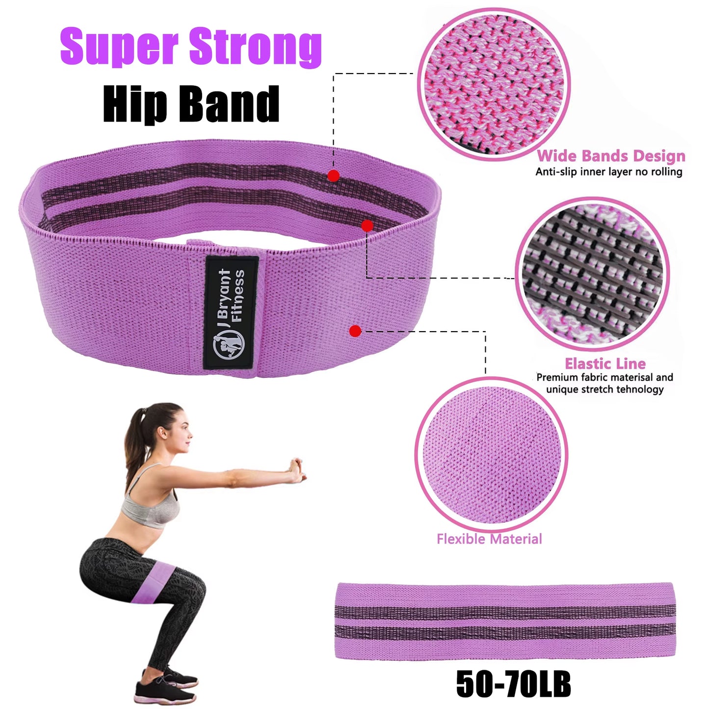 Barbell Squat Pad Set Home Gym Work Out Equipment Accessories with Weight Lifting Strap Ankle Strap for Cable Machine Hip Thrust