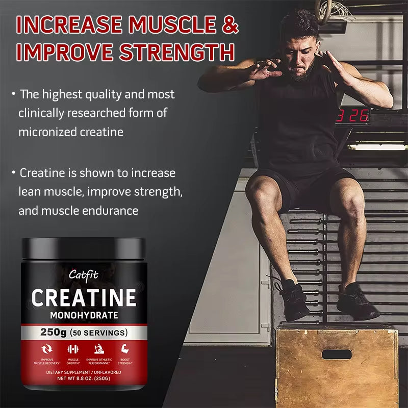 Creatine Monohydrate Sports Drink Build Muscle&Enhance Athletic Muscle Whey Protein Supplements Proteins for Gym Male