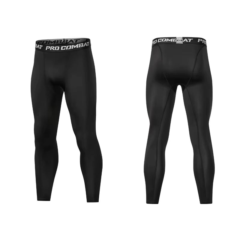 Men's Compression Pants Tights - Cool Dry Leggings for Running, Workout, and Sports