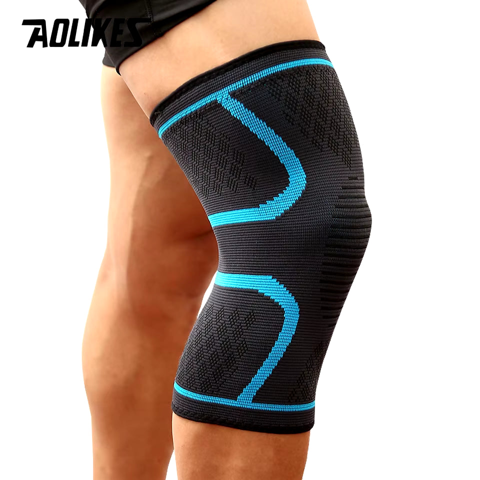 1PCS Fitness Knee Support Brace - Elastic Compression Sleeve for sports 