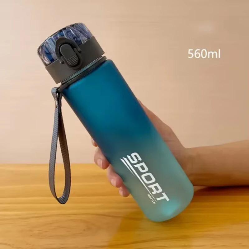 "BPA Free Leak Proof Sports Water Bottle 400ml/560ml - Portable for Hiking & Travel"