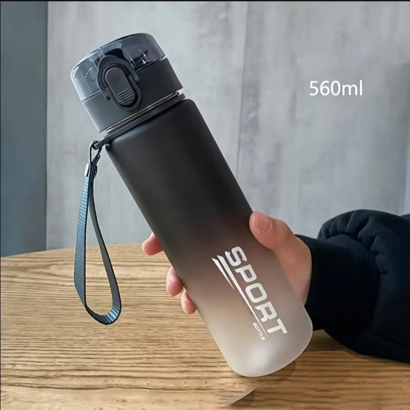 "BPA Free Leak Proof Sports Water Bottle 400ml/560ml - Portable for Hiking & Travel"