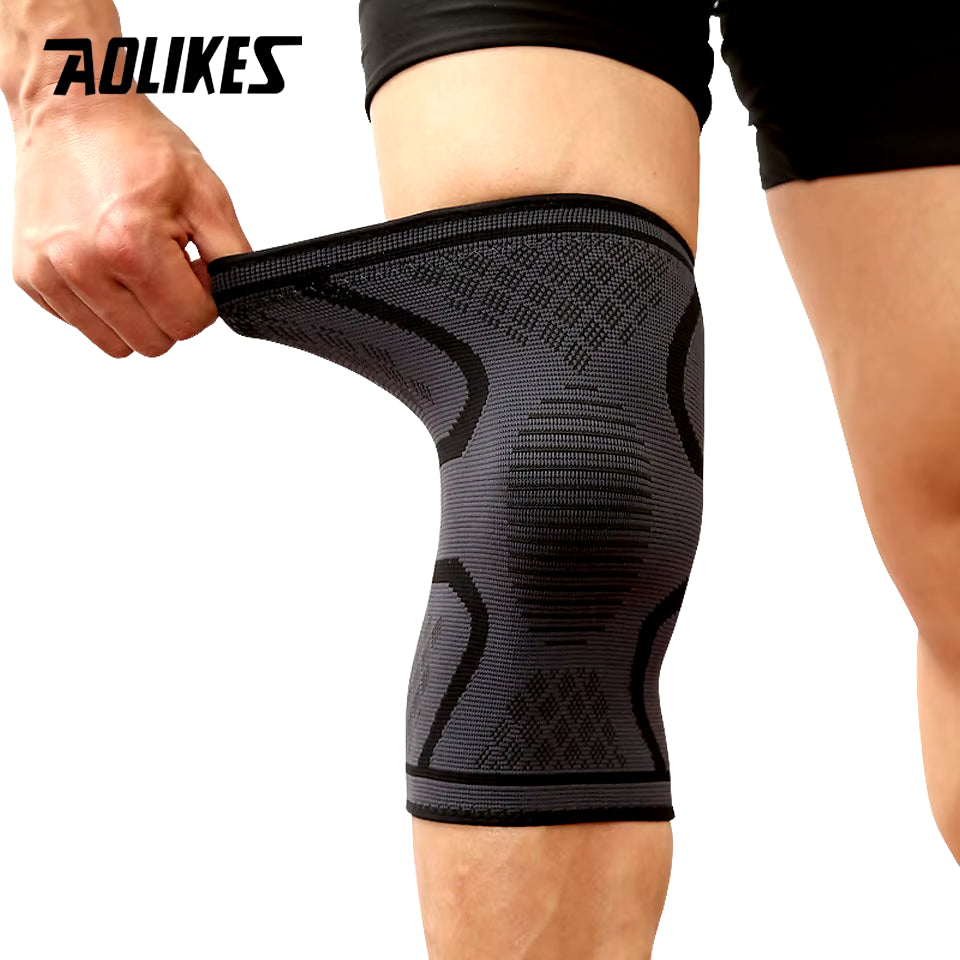 1PCS Fitness Knee Support Brace - Elastic Compression Sleeve for sports 