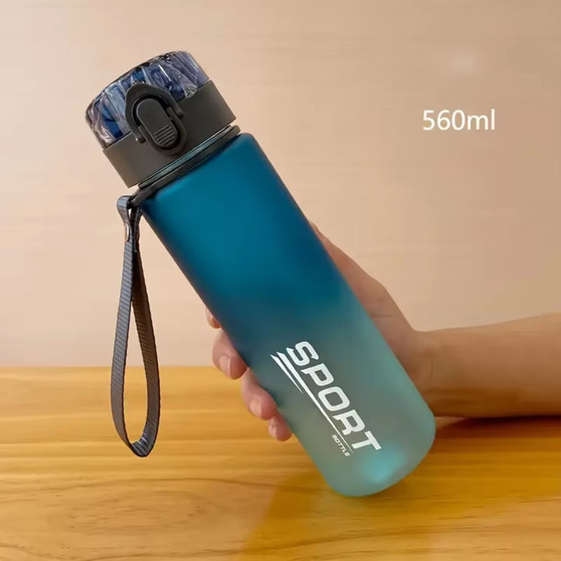 "BPA Free Leak Proof Sports Water Bottle 400ml/560ml - Portable for Hiking & Travel"