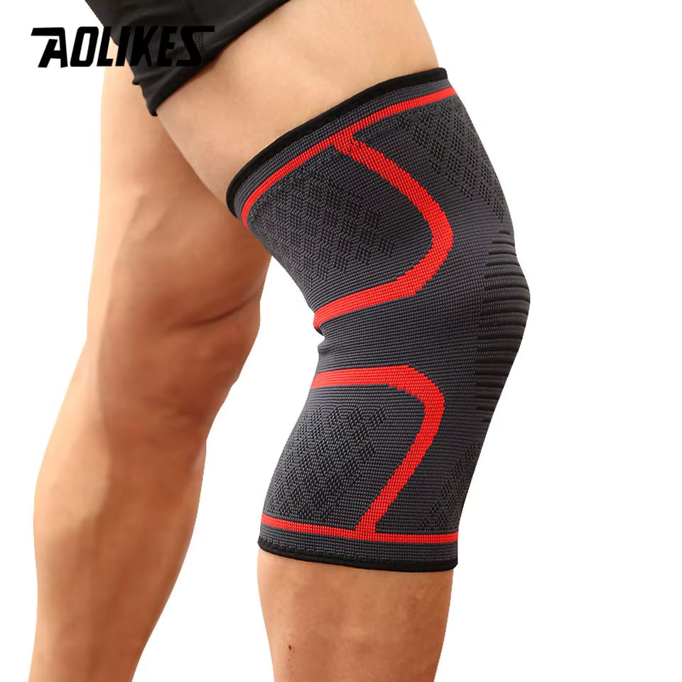 1PCS Fitness Knee Support Brace - Elastic Compression Sleeve for sports 