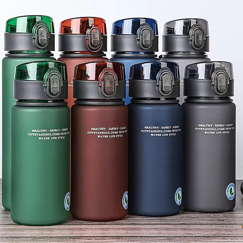 "BPA Free Leak Proof Sports Water Bottle 400ml/560ml - Portable for Hiking & Travel"