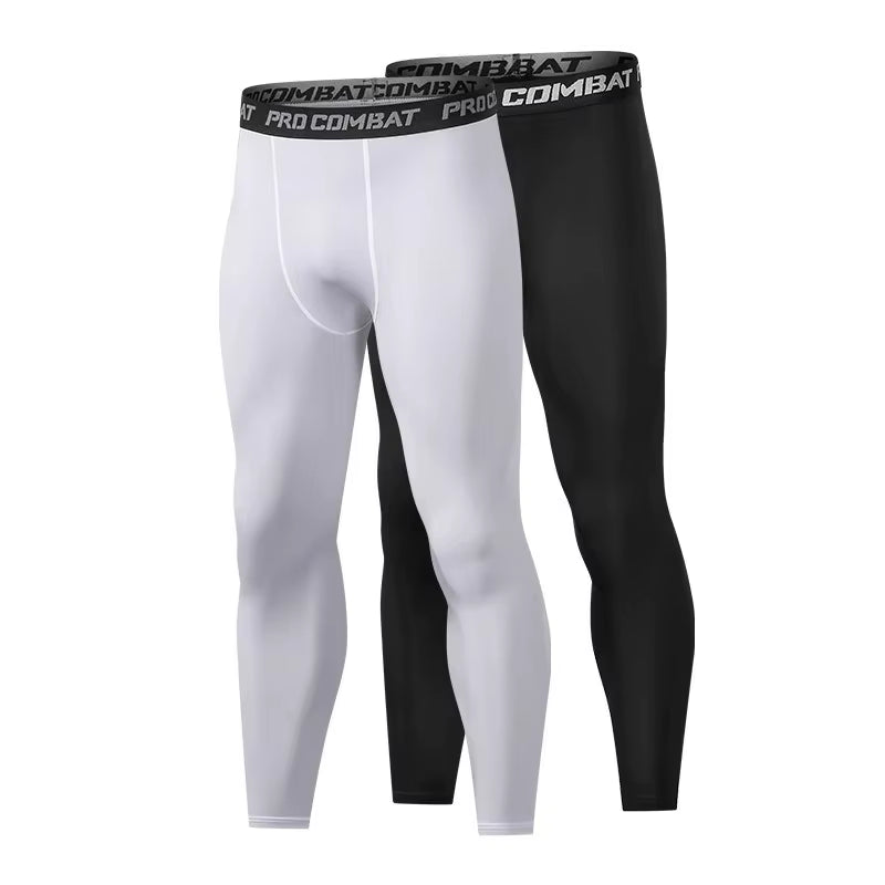 Men's Compression Pants Tights - Cool Dry Leggings for Running, Workout, and Sports