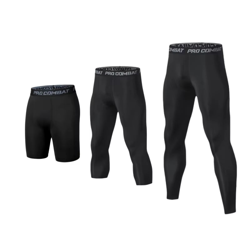 Men's Compression Pants Tights - Cool Dry Leggings for Running, Workout, and Sports