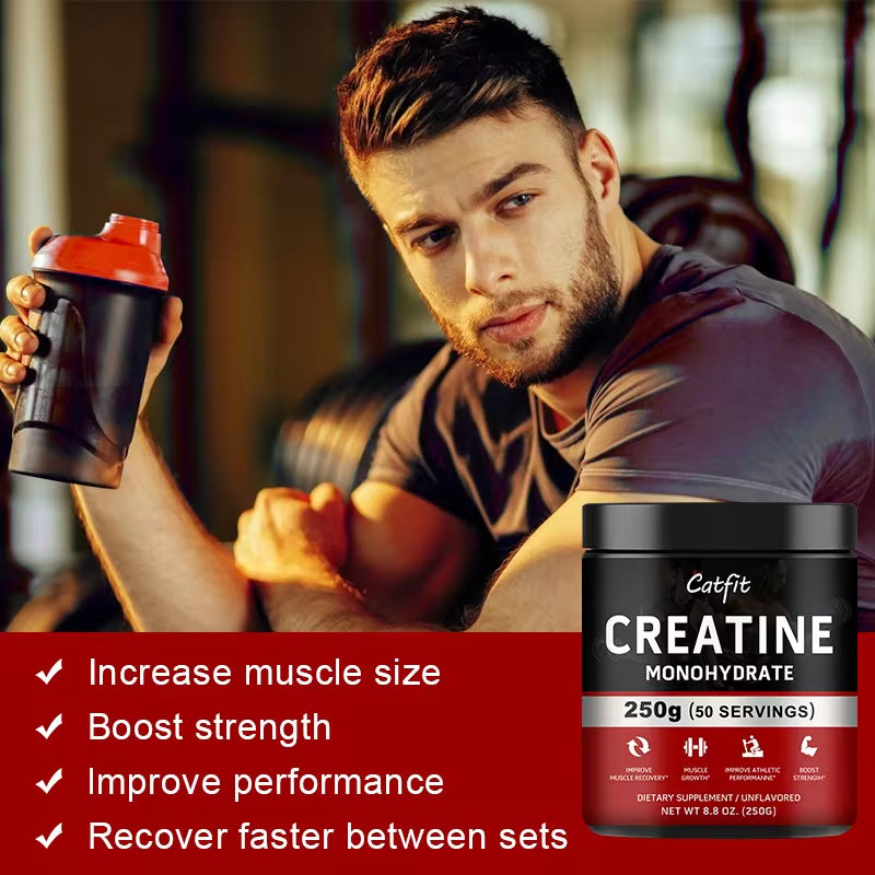 Creatine Monohydrate Sports Drink Build Muscle&Enhance Athletic Muscle Whey Protein Supplements Proteins for Gym Male